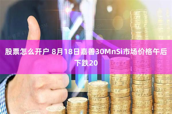 股票怎么开户 8月18日嘉善30MnSi市场价格午后下跌20